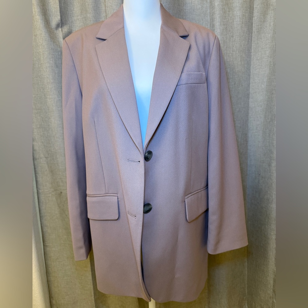 H&M Mauve Oversized Blazer